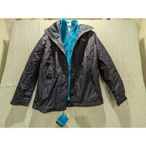 Columbia Jacket Women's S Bugaboo II Fleece‎ Interchange Omni-Tech 3 in 1 NWT